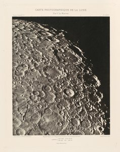 Carte photographique de la lune, planche XXIV (Fotograficzna mapa Księżyca, plansza XXIV), 11 lutego autorstwa Charles le Morvan