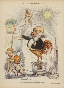 Wielkie wesele. Ilustracja do Le Rire