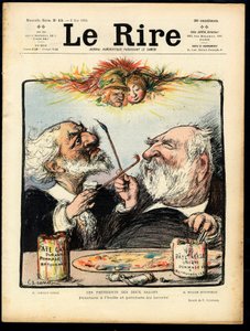 Okładka „Le Lire”, Satyryczna w kolorach autorstwa Charles Leandre