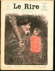 Okładka „Śmiechu”, Satyryczna w kolorach autorstwa Charles Leandre