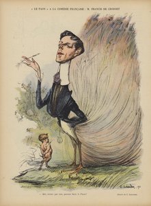 Francis de Croisset, francuski dramaturg, powieściopisarz i librecista. Ilustracja do Le Rire