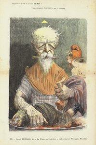 Henri Brisson, francuski polityk, ilustracja do Le Rire