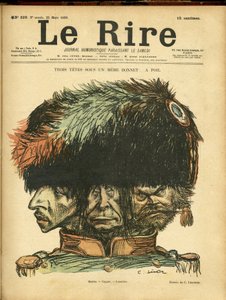 Ilustracja Charlesa Leandre (1862-1934) do okładki Le Rire autorstwa Charles Leandre