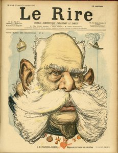 Ilustracja Charlesa Leandre (1862-1934) do okładki Le Rire autorstwa Charles Leandre