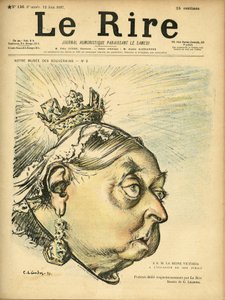 Ilustracja Charlesa Leandre (1862-1934) do okładki Le Rire autorstwa Charles Leandre