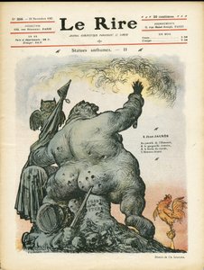 Ilustracja Charlesa Leandre (1862-1934) do okładki Le Rire autorstwa Charles Leandre