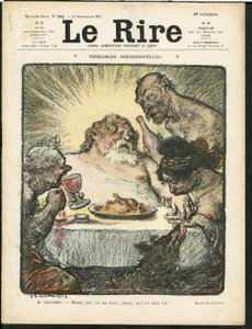 Ilustracja Charlesa Leandre (1862-1934) do okładki Le Rire autorstwa Charles Leandre