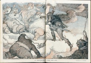 Ilustracja Charlesa Leandre (1862-1934) w „”Fantasio”” autorstwa Charles Leandre