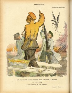 Ilustracja Charlesa Leandre (1862-1934) w Le Rire autorstwa Charles Leandre