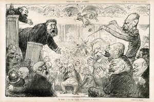 Ilustracja Charlesa Leandre (1862-1934) w Le Rire autorstwa Charles Leandre