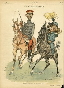 Ilustracja Charlesa Leandre (1862-1934) w Le Rire autorstwa Charles Leandre