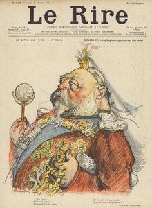Król Anglii Edward VII, ilustracja do Le Rire