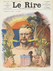 Prezydent Roosevelt i Stara Europa. Ilustracja do Le Rire