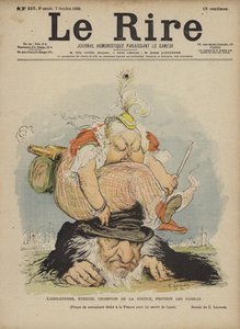 Królowa Wiktoria, ilustracja do Le Rire