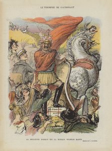 Satyra na kryzys marokański 1905. Ilustracja do Le Rire