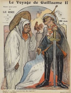 Podróż Wilhelma II. Ilustracja do Le Rire
