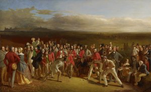 Golfiści, 1847 autorstwa Charles Lees