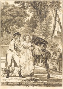 Pocałunek powrócił: Pocałunek powrócił autorstwa Charles Louis Lingée after Jacques Louis François Touzé