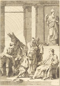 Chłop autorstwa Charles Louis Lingée after Jean Honoré Fragonard