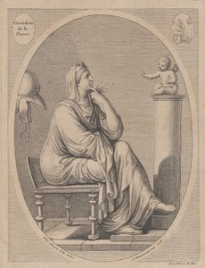 Grandeur de la pierre, według Eliz. Cheron, 1665-1728.
