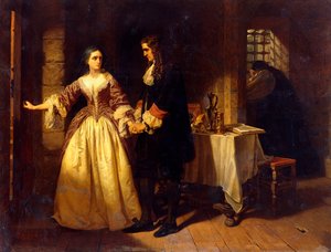 Rozstanie lorda Williama i lady Rachel Russell w 1683 r.