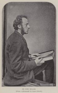 Sir John Millais (zdjęcie czarno-białe) autorstwa Charles Lutwidge Dodgson