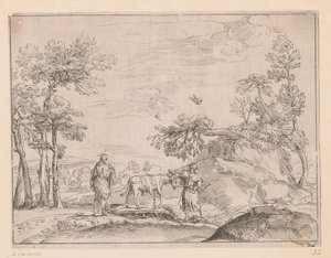 Lot do Egiptu autorstwa Charles Macé (attributed to)