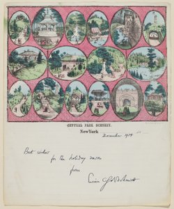 Sceneria Central Parku (Nowy Jork) autorstwa Charles Magnus