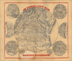 Sto pięćdziesiąt mil wokół Richmond. Wydanie 9. autorstwa Charles Magnus