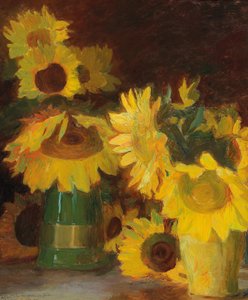 Francuski:  Tournesols Sunflowers autorstwa Charles Marie Dulac
