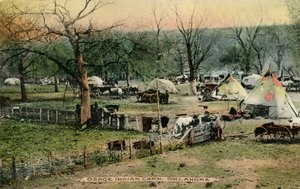 Obóz Indian Osage, Oklahoma autorstwa Charles Marion Russell