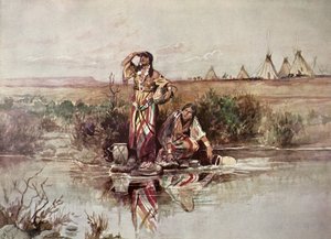 „Powrót naszych wojowników” autorstwa Charles Marion Russell
