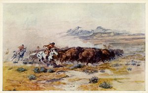 Polowanie na bizony, C. M. Russell