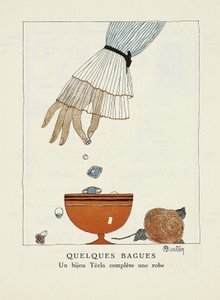 Reklama „Tecla”, Gazette de Bon Ton, wyd. 1920 autorstwa Charles Martin