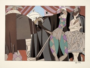 Włoska komedia, od Sports & Entertainment, wyd. 1914 (odbitka szablonowa) autorstwa Charles Martin