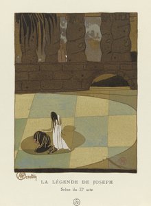 Legenda o Józefie, scena z aktu II, wyd. 1914 (odbitka szablonowa) autorstwa Charles Martin
