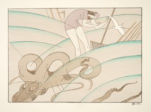 La Pieuvre z Sports & Entertainment, wyd. 1914 (odbitka szablonowa) autorstwa Charles Martin