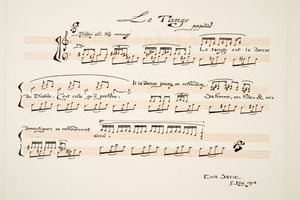 Musical Score dla Le Tango, z Sports & Entertainment, wyd. 1914 (odbitka szablonowa) autorstwa Charles Martin