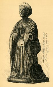 Zwiastowanie Najświętszej Maryi Panny, marmurowa rzeźba, 1519, 1881. autorstwa Charles Martin Hodges