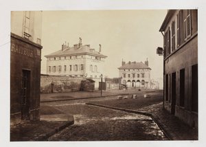Barriere dItalie, od rue Gerard, Paryż, 1858-78 autorstwa Charles Marville