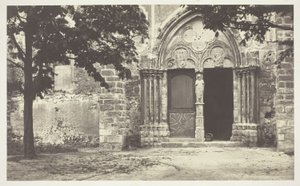 Kościół Villeneuve le Comte, Seine-et-Marne (Kościół Villeneuve le Comte, Seine-et-Marne) autorstwa Charles Marville