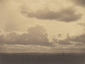Studium nieba, 1855-56. autorstwa Charles Marville