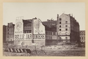 La Belle Jardinère: sklep przy rue de la Cité podczas rozbiórki, Paryż