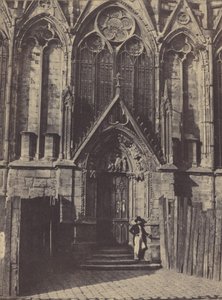 Czerwone drzwi autorstwa Charles Marville