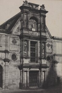 Portyk Château dAnet, obecnie w Ecole des Beaux-Arts, Paryż, 1851. autorstwa Charles Marville
