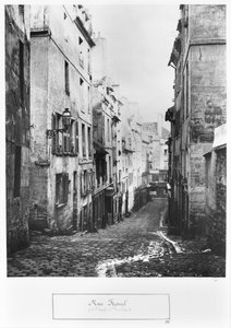 Rue Fresnel, ze ślepego zaułka Wersalu, Paryż, 1858-78