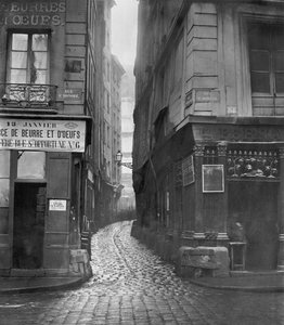 Rue Tirechape, od rue St. Honore, Paryż, 1858-78 autorstwa Charles Marville
