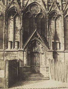 Czerwone Drzwi, północny portal katedry Notre-Dame, Paryż