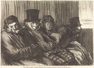 zabawny pociąg autorstwa Charles Maurand after Honoré Daumier