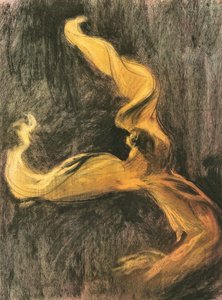 Loie Fuller Żółta Sukienka, ok. 1900 r. 1895.